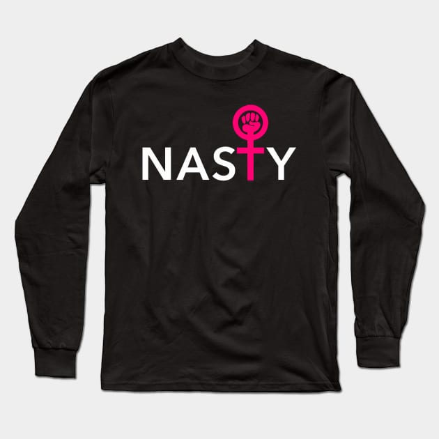 Nasty Woman Symbol Long Sleeve T-Shirt by skittlemypony